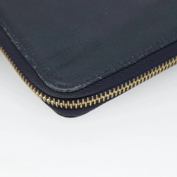LOUIS VUITTON x NIGO LV Squared Zippy Wallet Blue M81107 LV Auth 139994 - Picture 3 of 16
